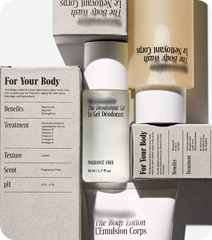 Green skincare packaging