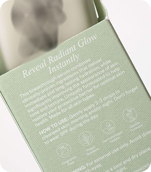 Skincare product display